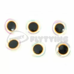 Funky 3D Lightweight Dumbbells - Funky Fly Tying -Eyes & Dumbbells Sales Store 3D Lightweight Dumbbells SHIMMER 3D ORANGE 1