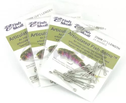 Fish Skull Fish-Skull Articulated Fish-Spine - Funky Fly Tying 3 Fish Skull Fish-Skull Articulated Fish-Spine - Funky Fly Tying