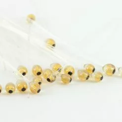 Funky Shrimp Eyes - Funky Fly Tying -Eyes & Dumbbells Sales Store DNA Funky Shrimp Eyes Light Amber 1