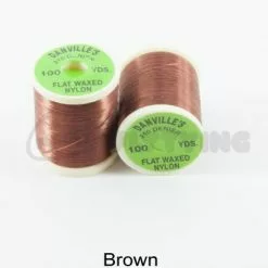 Danville's Danvilles Flat Waxed Nylon 210 Denier - Funky Fly Tying -Eyes & Dumbbells Sales Store Danvilles Flat Waxed Nylon 210 Denier Brown