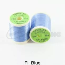 Danville's Danvilles Flat Waxed Nylon 210 Denier - Funky Fly Tying -Eyes & Dumbbells Sales Store Danvilles Flat Waxed Nylon 210 Denier Fl Blue 1
