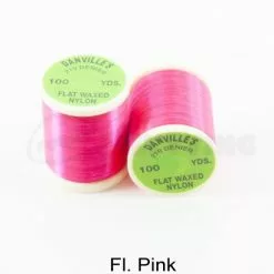 Danville's Danvilles Flat Waxed Nylon 210 Denier - Funky Fly Tying -Eyes & Dumbbells Sales Store Danvilles Flat Waxed Nylon 210 Denier Fl Pink 1