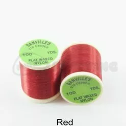 Danville's Danvilles Flat Waxed Nylon 210 Denier - Funky Fly Tying -Eyes & Dumbbells Sales Store Danvilles Flat Waxed Nylon 210 Denier Red