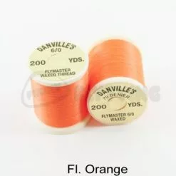 Danville's Flymaster 70 Denier Thread - Funky Fly Tying -Eyes & Dumbbells Sales Store Danvilles Flymaster 6 0 70 Denier Thread Fluo Orange