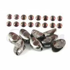 Fish Skull Flymen Fish-Skull Baitfish Heads - Funky Fly Tying -Eyes & Dumbbells Sales Store Flymen Fish Skulls Dark Grey