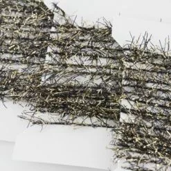 Funky 10mm Black & Gold Straggle Fritz - Funky Fly Tying