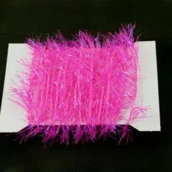 Funky 15mm Neon Hackle UV Fritz - Funky Fly Tying -Eyes & Dumbbells Sales Store Funky 15mm Neon Hackle UV Fritz Fluo Pink 1