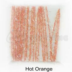 Funky 3D Micro Straggle UV & Gold Fritz - Funky Fly Tying -Eyes & Dumbbells Sales Store Funky 3D Micro Straggle Uv Gold Fritz Hot Orange