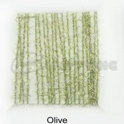 Funky 3D Micro Straggle UV & Gold Fritz - Funky Fly Tying -Eyes & Dumbbells Sales Store Funky 3D Micro Straggle Uv Gold Fritz Olive 1