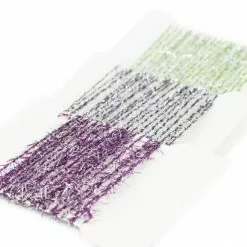 Funky 3D Micro Straggle UV & Silver Fritz - Funky Fly Tying