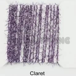 Funky 3D Micro Straggle UV & Silver Fritz - Funky Fly Tying -Eyes & Dumbbells Sales Store Funky 3D Micro Straggle Uv Silver Fritz Claret 1