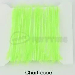 Funky 5mm Crystal Hackle Fritz - Funky Fly Tying -Eyes & Dumbbells Sales Store Funky 5mm Crystal Hackle Fritz Chartreuse 1