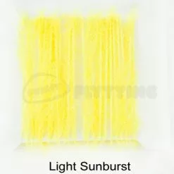 Funky 5mm Crystal Hackle Fritz - Funky Fly Tying -Eyes & Dumbbells Sales Store Funky 5mm Crystal Hackle Fritz Light Sunburst 1