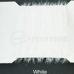 Funky 5mm Crystal Hackle Fritz - Funky Fly Tying -Eyes & Dumbbells Sales Store Funky 5mm Crystal Hackle Fritz White