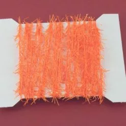 Funky 6mm Neon Hackle - Funky Fly Tying -Eyes & Dumbbells Sales Store Funky 6mm Neon Hackle Fluo Orange