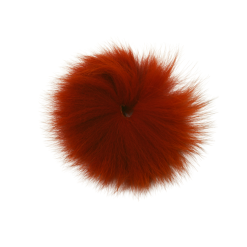 Funky Arctic Fox Tail Pieces - Funky Fly Tying -Eyes & Dumbbells Sales Store Funky Artic Fox Tail Fiery Brown