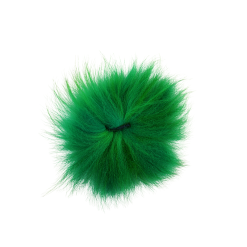 Funky Arctic Fox Tail Pieces - Funky Fly Tying -Eyes & Dumbbells Sales Store Funky Artic Fox Tail Highland Green 1