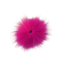 Funky Arctic Fox Tail Pieces - Funky Fly Tying -Eyes & Dumbbells Sales Store Funky Artic Fox Tail Hot Pink