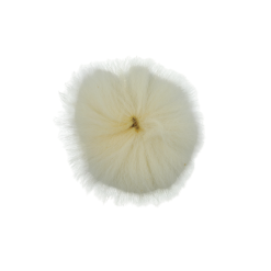 Funky Arctic Fox Tail Pieces - Funky Fly Tying -Eyes & Dumbbells Sales Store Funky Artic Fox Tail White