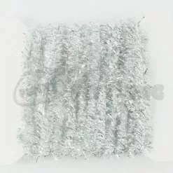 Funky Metallic Gold And Silver Fritz - Funky Fly Tying 10 Funky Metallic Gold And Silver Fritz - Funky Fly Tying -Eyes & Dumbbells Sales Store Funky Metallic Gold and Silver Fritz Silver