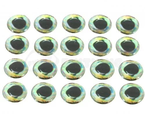 Funky Ghost Ultra Realistic 3D Eyes - Funky Fly Tying 4 Funky Ghost Ultra Realistic 3D Eyes - Funky Fly Tying - Image 2