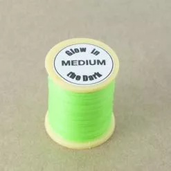 Funky Glow In The Dark Tinsel 5 Colours - Funky Fly Tying -Eyes & Dumbbells Sales Store Glow In The Dark Tinsel 5 Colours Cat Green 1