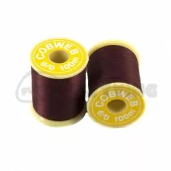 Gordon Griffiths 6/0 Cobweb - Funky Fly Tying -Eyes & Dumbbells Sales Store Gordon Griffiths 6 0 Cobweb Claret