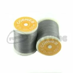 Gordon Griffiths 6/0 Cobweb - Funky Fly Tying -Eyes & Dumbbells Sales Store Gordon Griffiths 6 0 Cobweb Grey 1