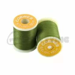 Gordon Griffiths 6/0 Cobweb - Funky Fly Tying -Eyes & Dumbbells Sales Store Gordon Griffiths 6 0 Cobweb Olive 1