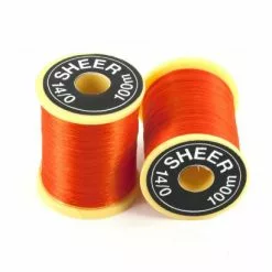 Gordon Griffiths Sheer 14/0 Ultrafine - Funky Fly Tying 26 Gordon Griffiths Sheer 14/0 Ultrafine - Funky Fly Tying -Eyes & Dumbbells Sales Store Gordon Griffiths Sheer 14 0 Ultrafine Orange