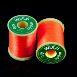 Gordon Griffiths Wisp 8/0 Microfine Thread - Funky Fly Tying -Eyes & Dumbbells Sales Store Gordon Griffiths Wisp 8 0 Microfine Thread Fluo Orange 1