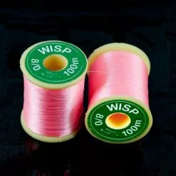 Gordon Griffiths Wisp 8/0 Microfine Thread - Funky Fly Tying -Eyes & Dumbbells Sales Store Gordon Griffiths Wisp 8 0 Microfine Thread Fluo Shrimp Pink