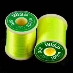 Gordon Griffiths Wisp 8/0 Microfine Thread - Funky Fly Tying -Eyes & Dumbbells Sales Store Gordon Griffiths Wisp 8 0 Microfine Thread Fluo Yellow 1