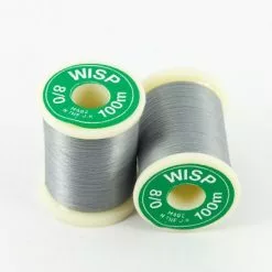 Gordon Griffiths Wisp 8/0 Microfine Thread - Funky Fly Tying -Eyes & Dumbbells Sales Store Gordon Griffiths Wisp 8 0 Microfine Thread Grey 1