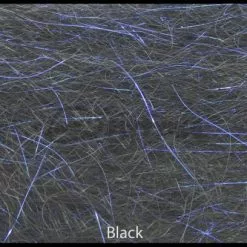 Funky Halo Hair - Funky Fly Tying -Eyes & Dumbbells Sales Store Halo Hair from Funky Black 1