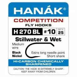 Hanak 270BL Wet Hook - Funky Fly Tying -Eyes & Dumbbells Sales Store Hanak 270BL Wet Hook 1