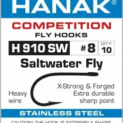 Hanak H910 Saltwater Hooks - Funky Fly Tying -Eyes & Dumbbells Sales Store Hanak H910 Saltwater Hooks 1