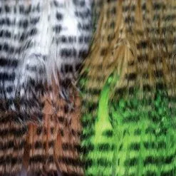 Hareline Barred Pseudo Hair - Funky Fly Tying -Eyes & Dumbbells Sales Store Hareline Barred Pseudo Hair 2 1