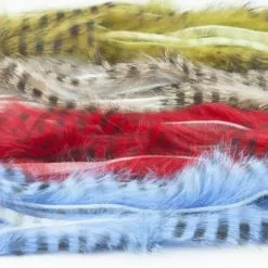 Hareline Barred Rabbit Strips - Funky Fly Tying