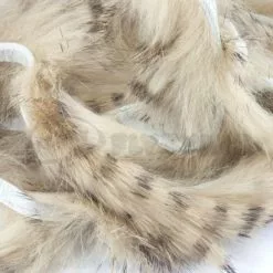 Hareline Barred Rabbit Strips - Funky Fly Tying -Eyes & Dumbbells Sales Store Hareline Barred Rabbit Strips Tan 1