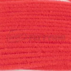 Hareline Fine Chenille - Funky Fly Tying -Eyes & Dumbbells Sales Store Hareline Fine Chenille Fluo Fire Orange 1