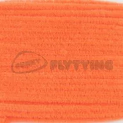 Hareline Fine Chenille - Funky Fly Tying -Eyes & Dumbbells Sales Store Hareline Fine Chenille Fluo Orange 1