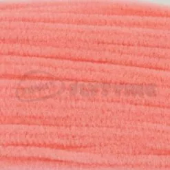 Hareline Fine Chenille - Funky Fly Tying -Eyes & Dumbbells Sales Store Hareline Fine Chenille Fluo Shrimp Pink 1