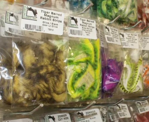 Hareline Tiger Barred Rabbit Zonker Strips - Funky Fly Tying 4 Hareline Tiger Barred Rabbit Zonker Strips - Funky Fly Tying - Image 2