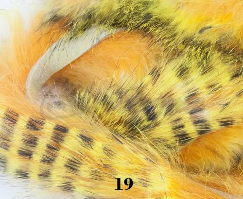 Hareline Tiger Barred Rabbit Zonker Strips - Funky Fly Tying 41 Hareline Tiger Barred Rabbit Zonker Strips - Funky Fly Tying - Image 39