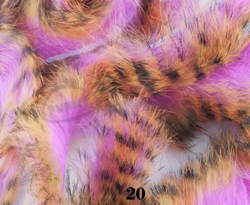 Hareline Tiger Barred Rabbit Zonker Strips - Funky Fly Tying 44 Hareline Tiger Barred Rabbit Zonker Strips - Funky Fly Tying - Image 42