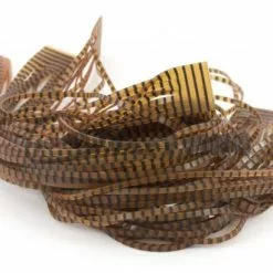 Hareline Magnum Predator Legs - Funky Fly Tying -Eyes & Dumbbells Sales Store Hareline Magnum Predator Legs Grizzly Barred Rootbeer