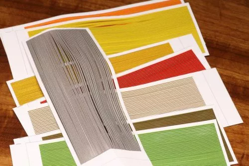 Hareline Synthetic Quill Body Wrap - Funky Fly Tying 4 Hareline Synthetic Quill Body Wrap - Funky Fly Tying - Image 2