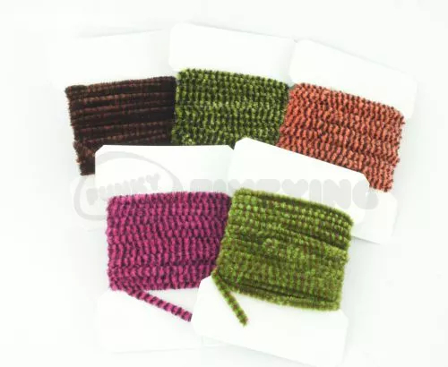 Hareline Variegated Chenille - Funky Fly Tying 3 Hareline Variegated Chenille - Funky Fly Tying