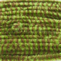 Hareline Variegated Chenille - Funky Fly Tying 27 Hareline Variegated Chenille - Funky Fly Tying -Eyes & Dumbbells Sales Store Hareline Variegated Chenille Light Olive Brown 1